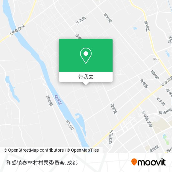和盛镇春林村村民委员会地图
