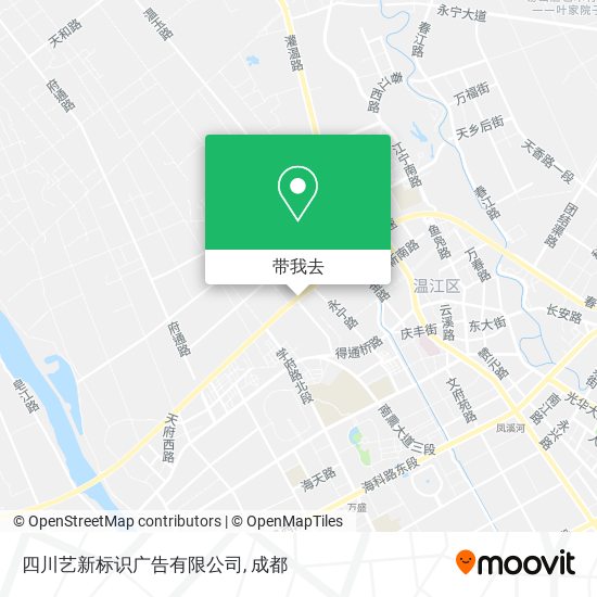 四川艺新标识广告有限公司地图
