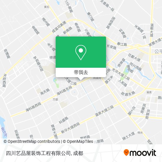 四川艺品屋装饰工程有限公司地图