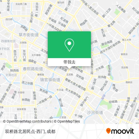 双桥路北居民点-西门地图
