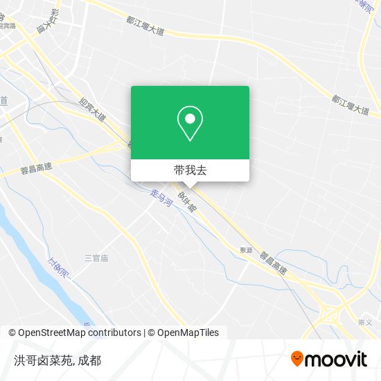 洪哥卤菜苑地图