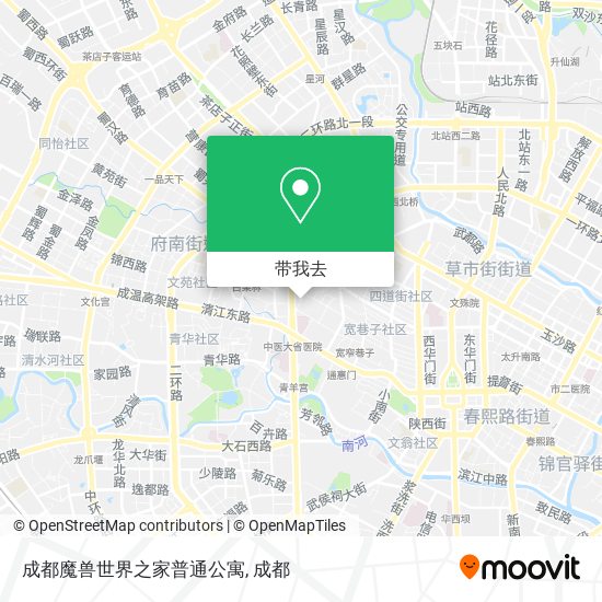 成都魔兽世界之家普通公寓地图