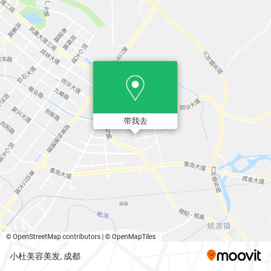 小杜美容美发地图