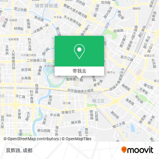晨辉路地图