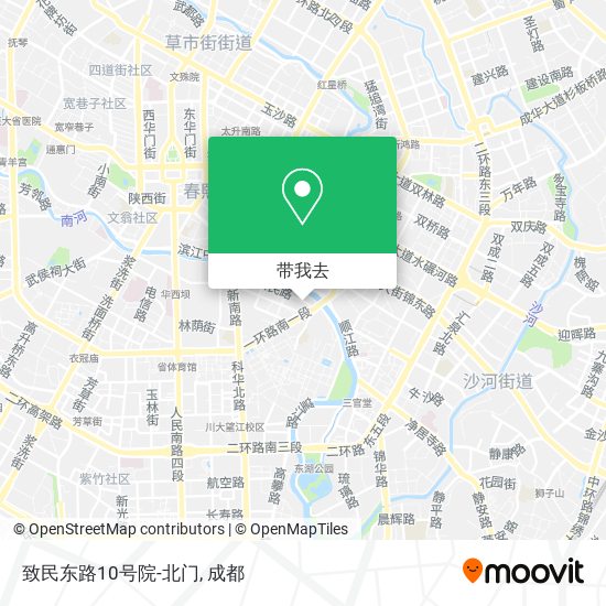 致民东路10号院-北门地图