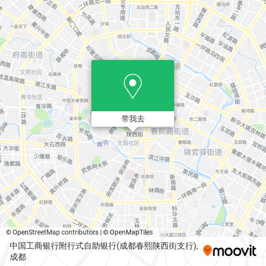 中国工商银行附行式自助银行(成都春熙陕西街支行)地图