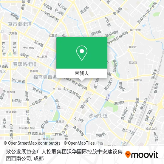 致公发展协会广人控股集团沃华国际控股中安建设集团西南公司地图