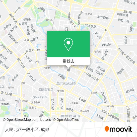 人民北路一段小区地图