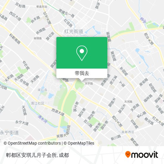 郫都区安琪儿月子会所地图