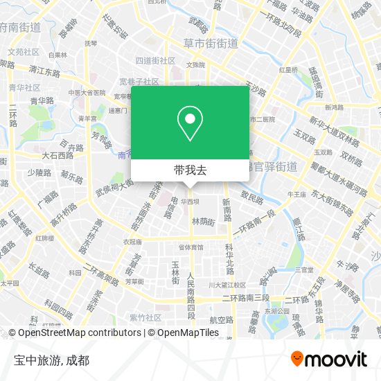 宝中旅游地图