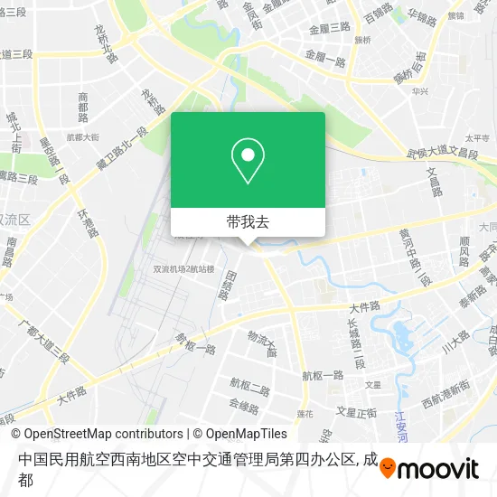 中国民用航空西南地区空中交通管理局第四办公区地图