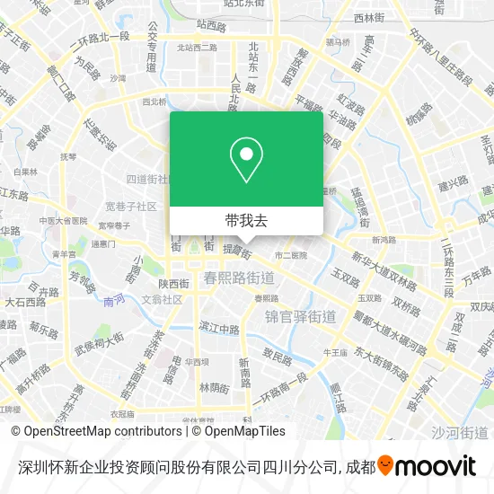 深圳怀新企业投资顾问股份有限公司四川分公司地图