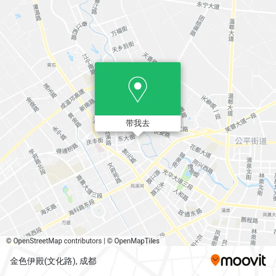 金色伊殿(文化路)地图