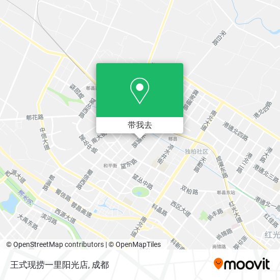 王式现捞一里阳光店地图
