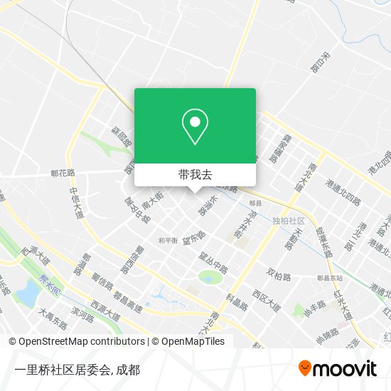 一里桥社区居委会地图