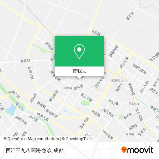 西汇三九八医院-急诊地图