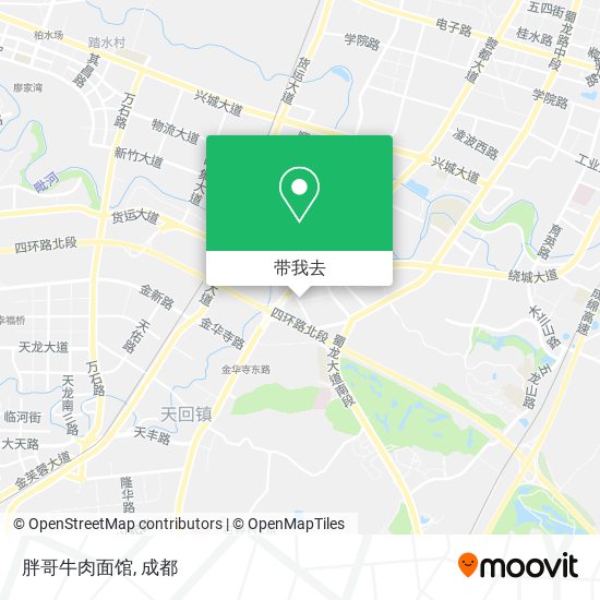 胖哥牛肉面馆地图