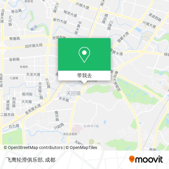 飞鹰轮滑俱乐部地图