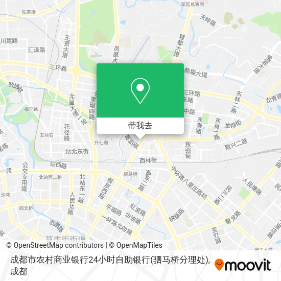 成都市农村商业银行24小时自助银行(驷马桥分理处)地图