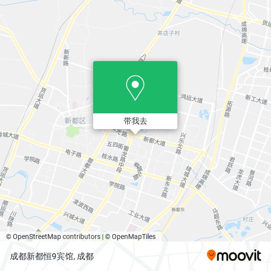 成都新都恒9宾馆地图