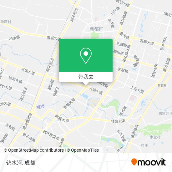 锦水河地图