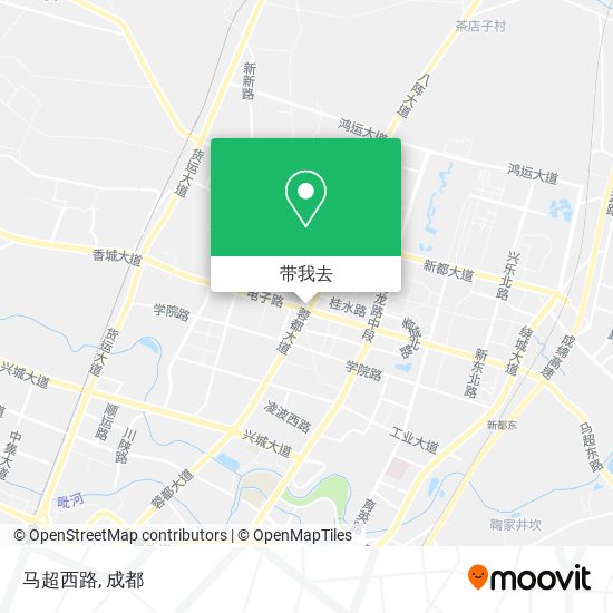 马超西路地图