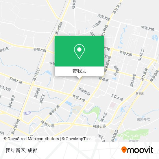 团结新区地图