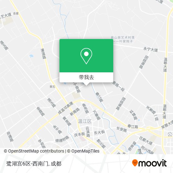 鹭湖宫6区-西南门地图