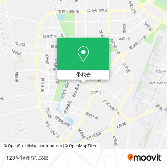 123号轻食馆地图