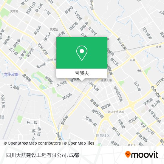 四川大航建设工程有限公司地图