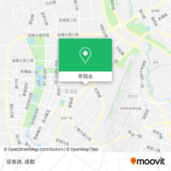 迎春路地图