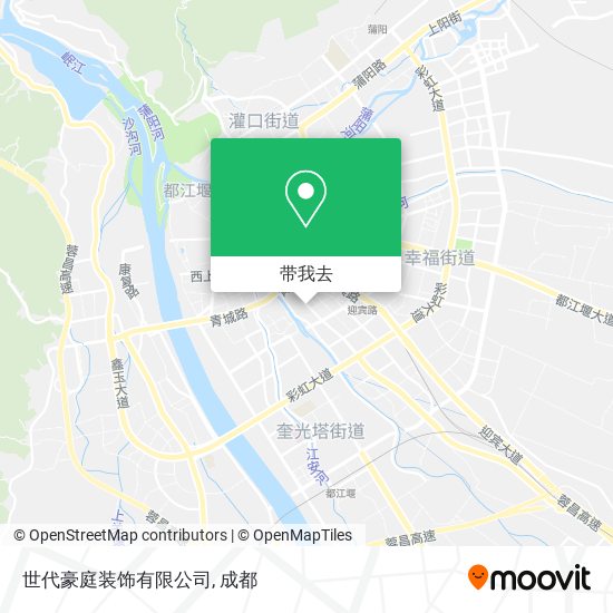 世代豪庭装饰有限公司地图