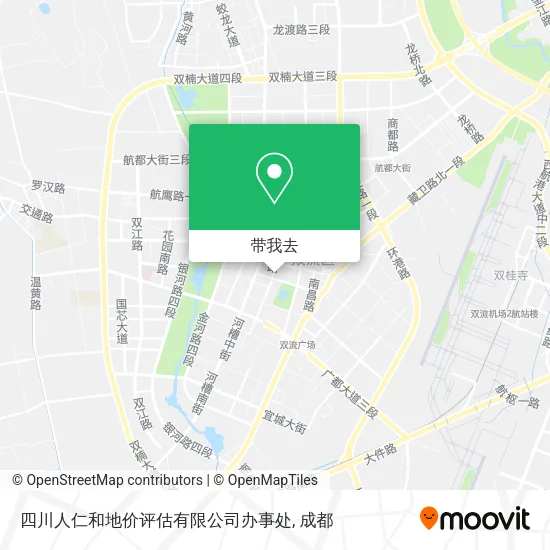 四川人仁和地价评估有限公司办事处地图