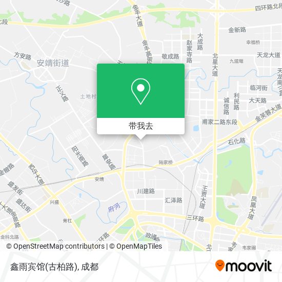 鑫雨宾馆(古柏路)地图