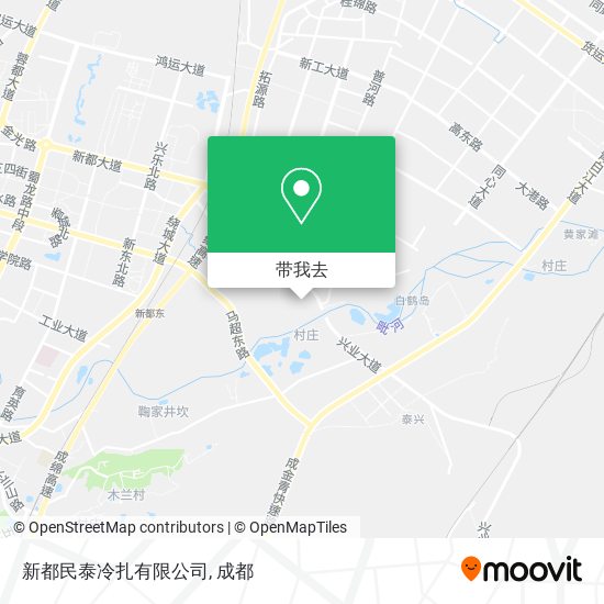 新都民泰冷扎有限公司地图