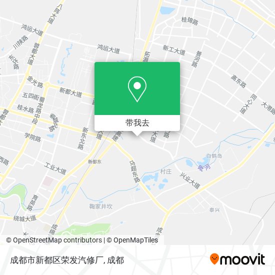 成都市新都区荣发汽修厂地图