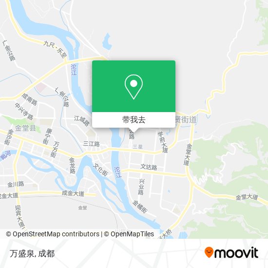 万盛泉地图
