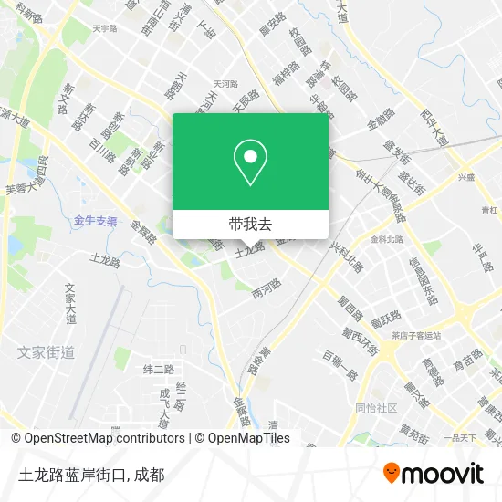 土龙路蓝岸街口地图