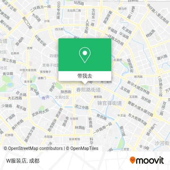 W服装店地图