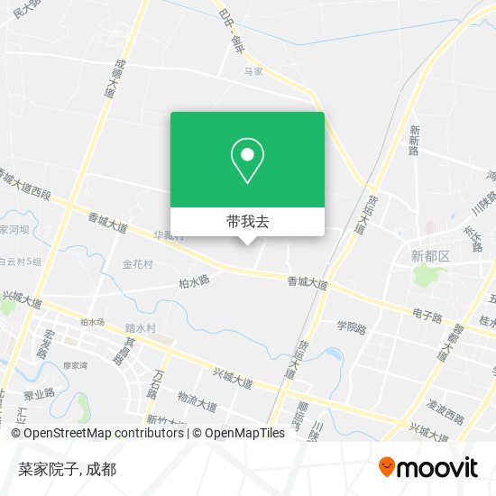 菜家院子地图