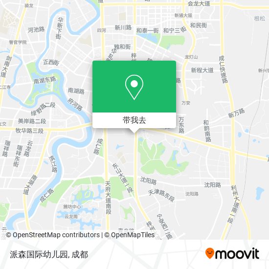 派森国际幼儿园地图