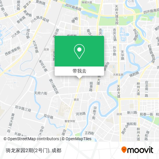 骑龙家园2期(2号门)地图