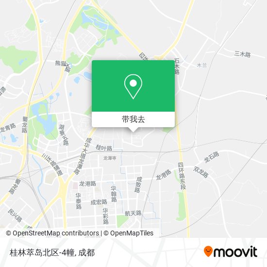 桂林萃岛北区-4幢地图