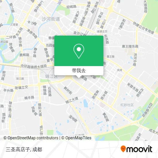 三圣高店子地图