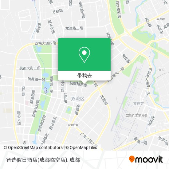 智选假日酒店(成都临空店)地图