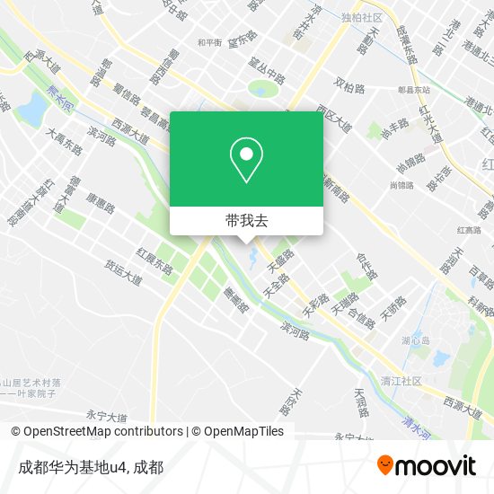 成都华为基地u4地图