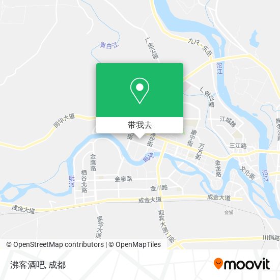 沸客酒吧地图