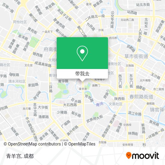 青羊宫地图