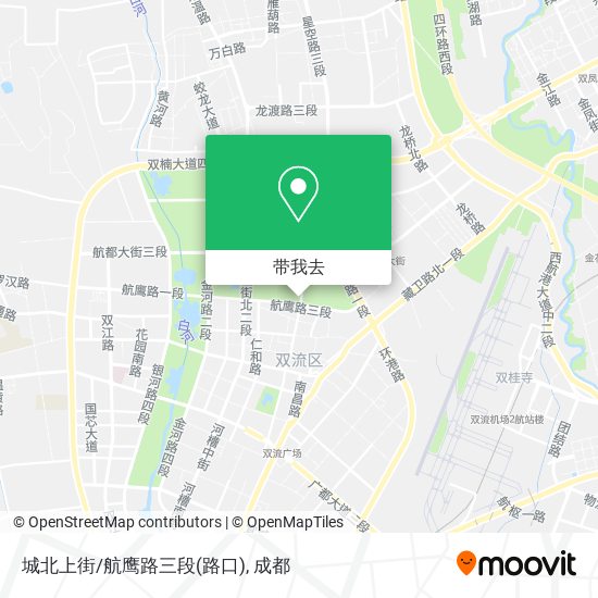城北上街/航鹰路三段(路口)地图