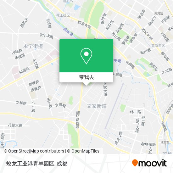 蛟龙工业港青羊园区地图